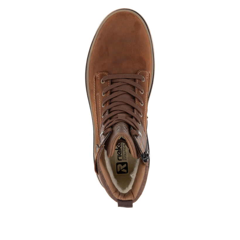 Rieker Artikelnummer U1273-22 Rieker Herren Schnürstiefel nussbraun Limitierter Zeitrabatt
