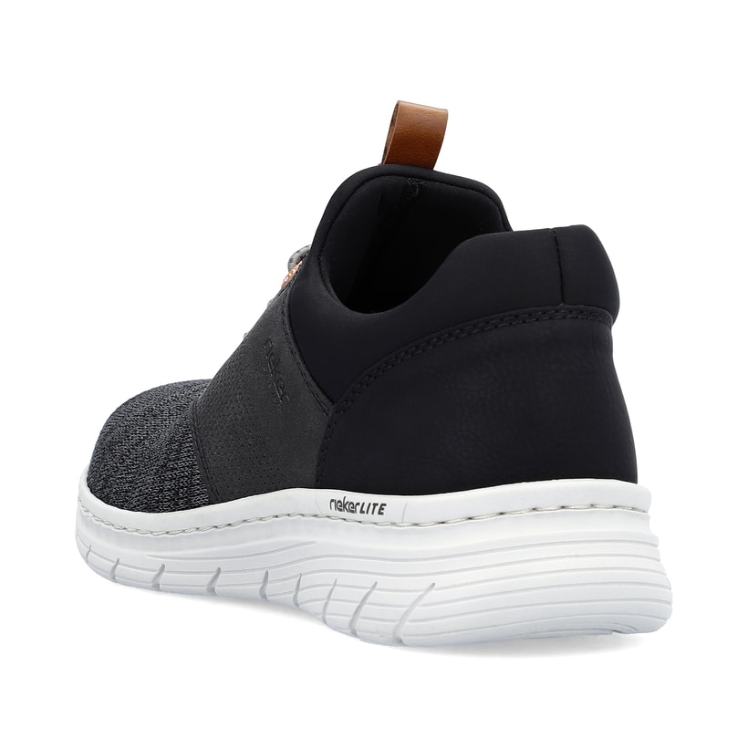 Rieker Artikelnummer 13150-00 Rieker Herren Slipper graphitschwarz Fabrik Onlineshop