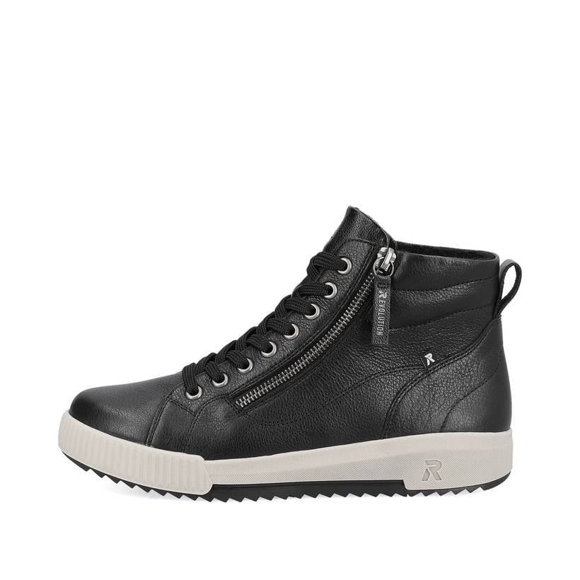 Rieker Artikelnummer W0164-00 Rieker Damen Sneaker High carbonschwarz