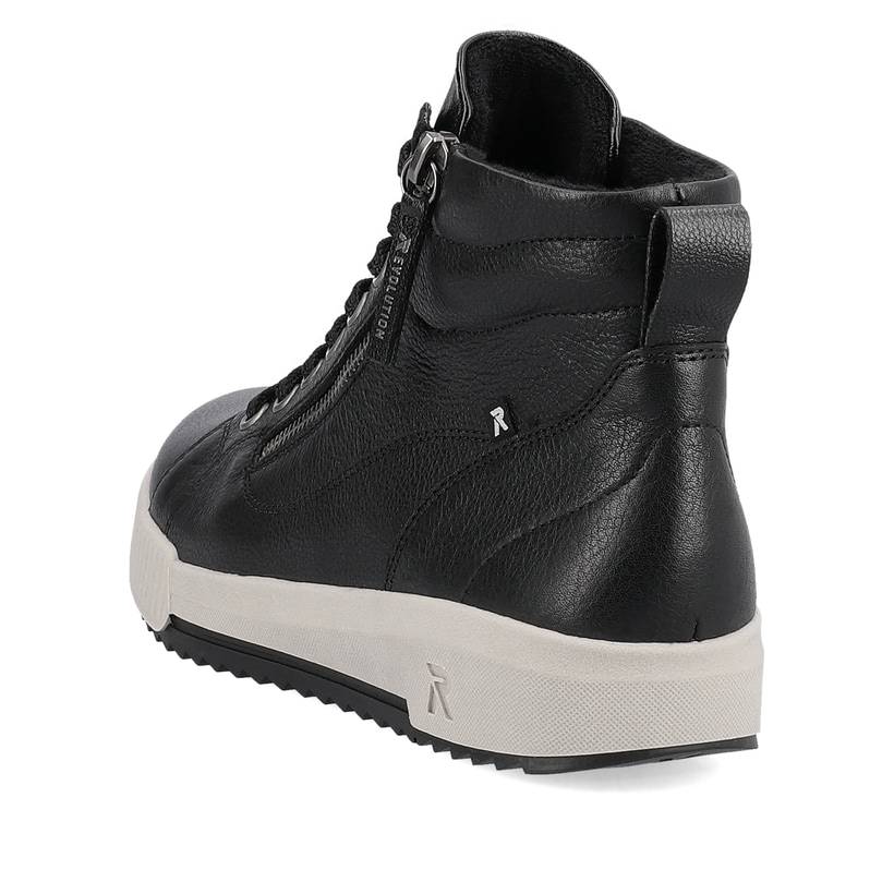 Rieker Artikelnummer W0164-00 Rieker Damen Sneaker High carbonschwarz Flash Sale