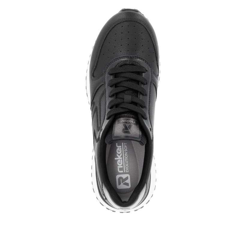 Rieker Artikelnummer W0606-00 Rieker Damen Sneaker Low mattschwarz Begrenztes Angebot