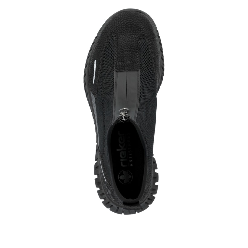 Rieker Artikelnummer M5351-00 Rieker Damen Slipper tiefschwarz Preisnachlass