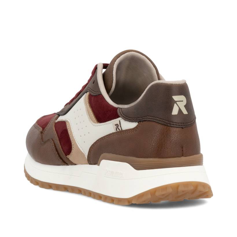 Rieker Artikelnummer W0607-35 Rieker Damen Sneaker Low zimtbraun-rubinrot Cyber Monday