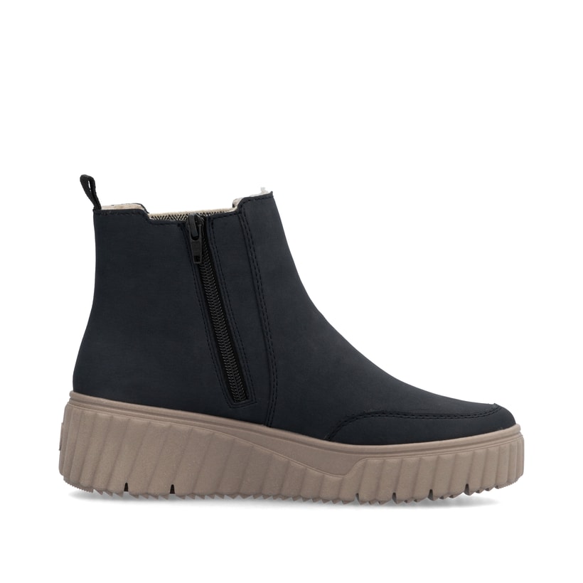 Rieker Artikelnummer N2553-14 Rieker Damen Chelsea Boots nachtschwarz Muttertagsangebot