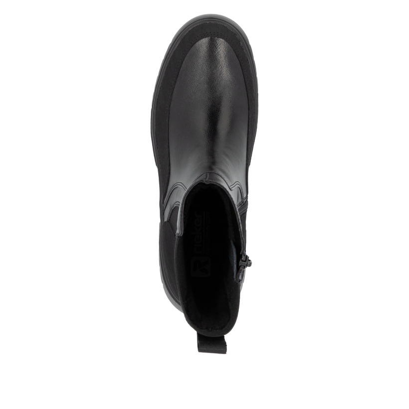 Rieker Artikelnummer W1872-01 Rieker Damen Chelsea Boots mattschwarz Valentinstagsangebot