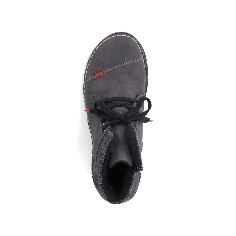 Rieker Artikelnummer 55031-45 Rieker Damen Schnürstiefel anthrazit Neueste Mode