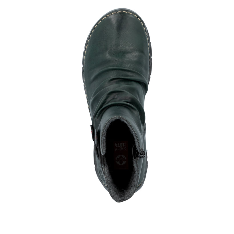 Rieker Artikelnummer 55052-54 Rieker Damen Schnürstiefel waldgrün Zeitlich begrenztes Angebot