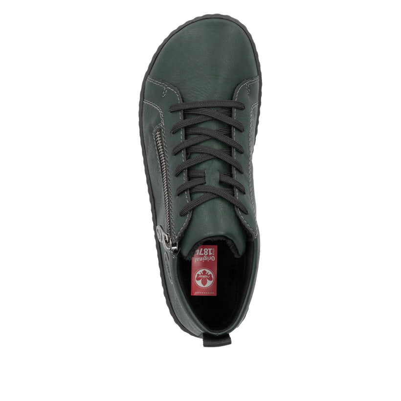 Rieker Artikelnummer 52804-54 Rieker Damen Schnürschuhe waldgrün Blitzangebot
