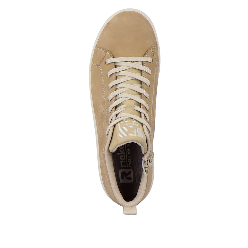 Rieker Artikelnummer 41907-20 Rieker Damen Sneaker High creme beige Sonderangebote