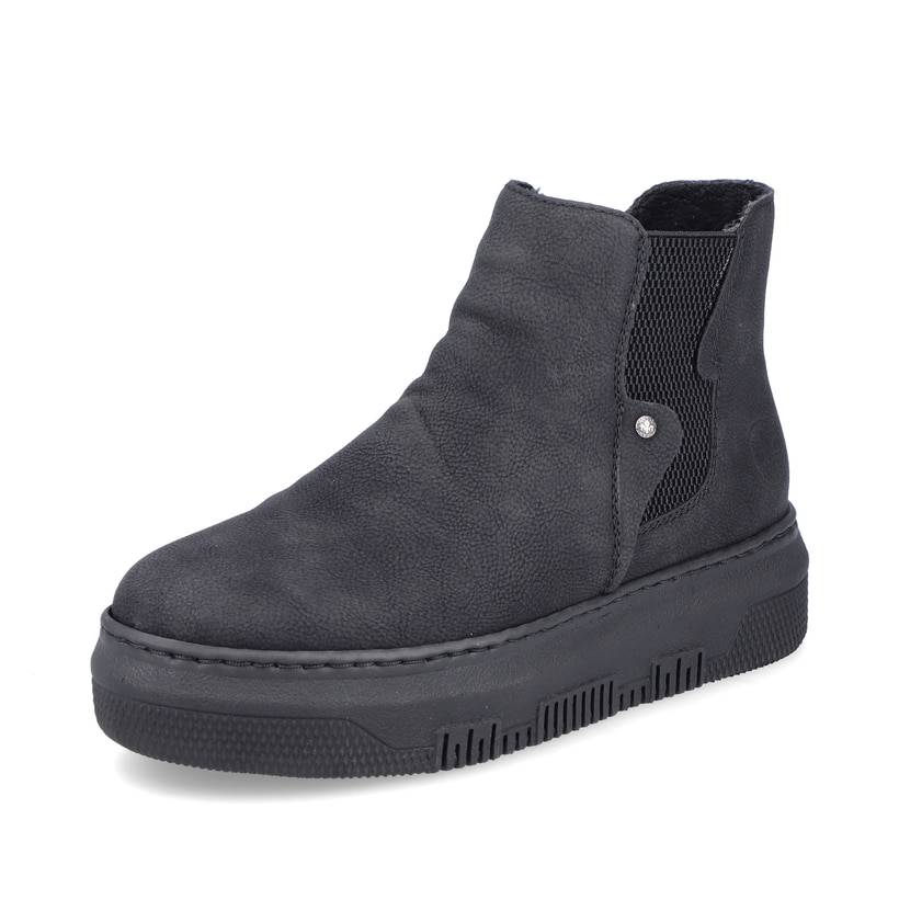 Rieker Artikelnummer M1981-00 Rieker Damen Chelsea Boots tiefschwarz VIP-Rabatte