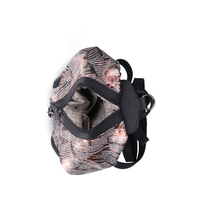 Rieker Artikelnummer H1055-96 Rieker Rucksack rosa-orange-metallic