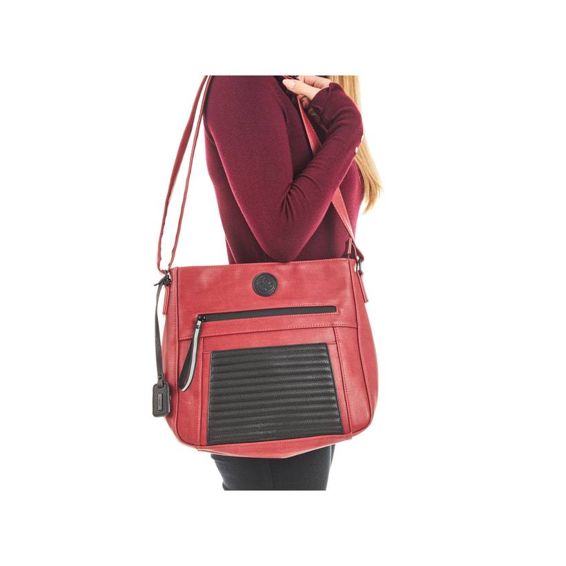 Rieker Artikelnummer H1481-33 Rieker Handtasche feuerrot-schwarz Bis zu 60% Rabatt