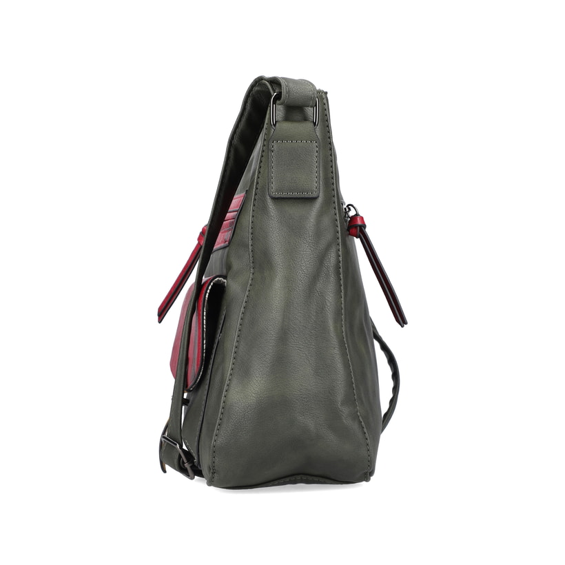 Rieker Artikelnummer H1340-56 Rieker Handtasche khaki-kirschrot Vierteljährliche Förderung