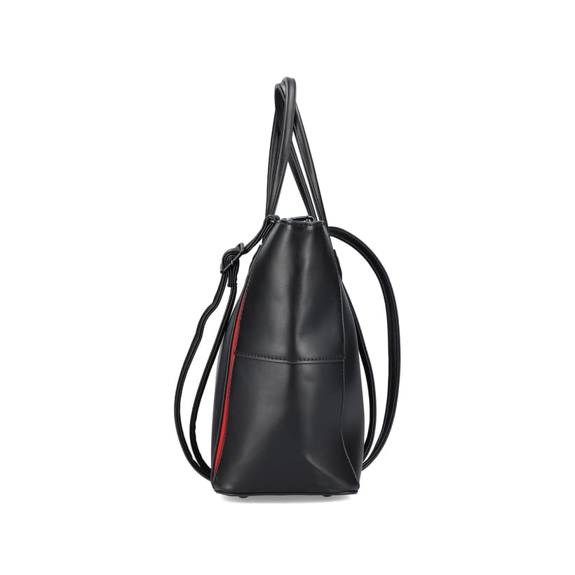 Rieker Artikelnummer H1524-00 Rieker Shopper tiefschwarz-feuerrot Discount Store für neue Produkte