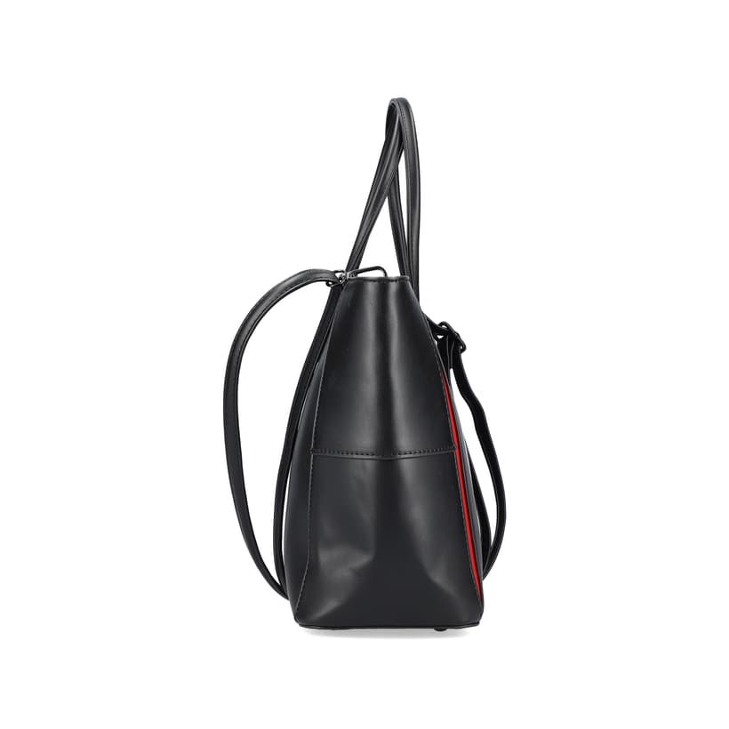 Rieker Artikelnummer H1524-00 Rieker Shopper tiefschwarz-feuerrot Discount Store für neue Produkte