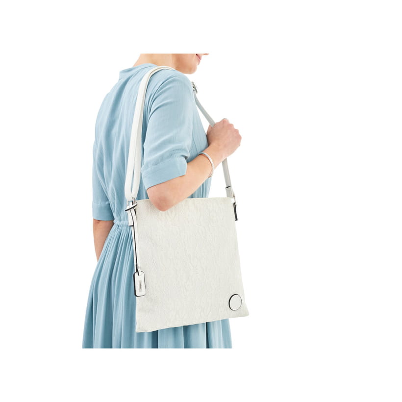 Rieker Artikelnummer H1033-80 Rieker Handtasche silberweiß Kostenloser Versand international