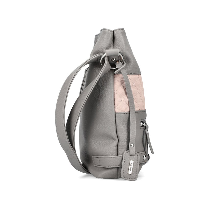 Rieker Artikelnummer H1518-42 Rieker Handtasche mondgrau-altrosa Fabrikladen