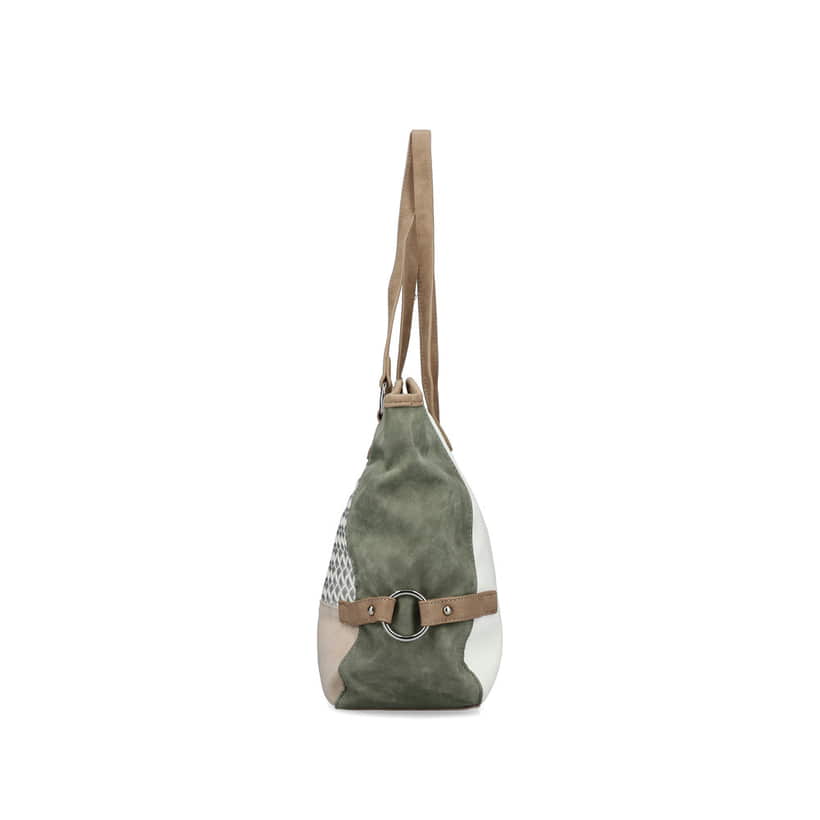 Rieker Artikelnummer H1066-96 Rieker Shopper mintgrün-altweiß-hellbeige Outlet