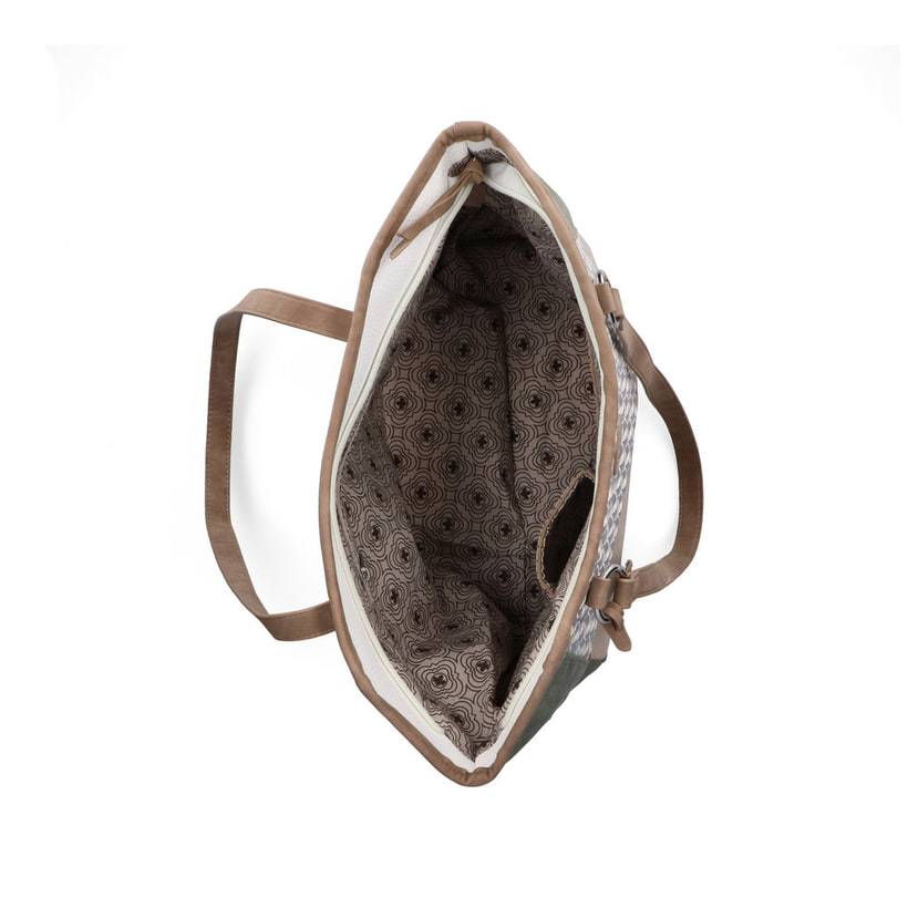 Rieker Artikelnummer H1066-96 Rieker Shopper mintgrün-altweiß-hellbeige Outlet