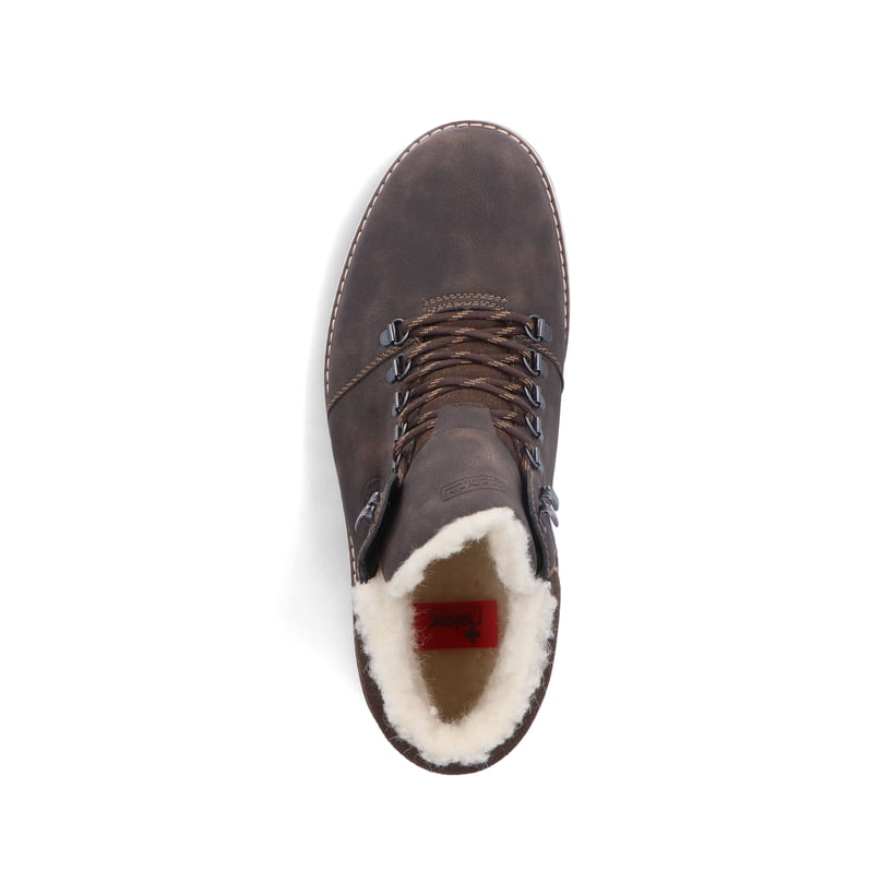 Rieker Artikelnummer F8333-25 Rieker Herren Schnürstiefel mokka Muttertagsangebot