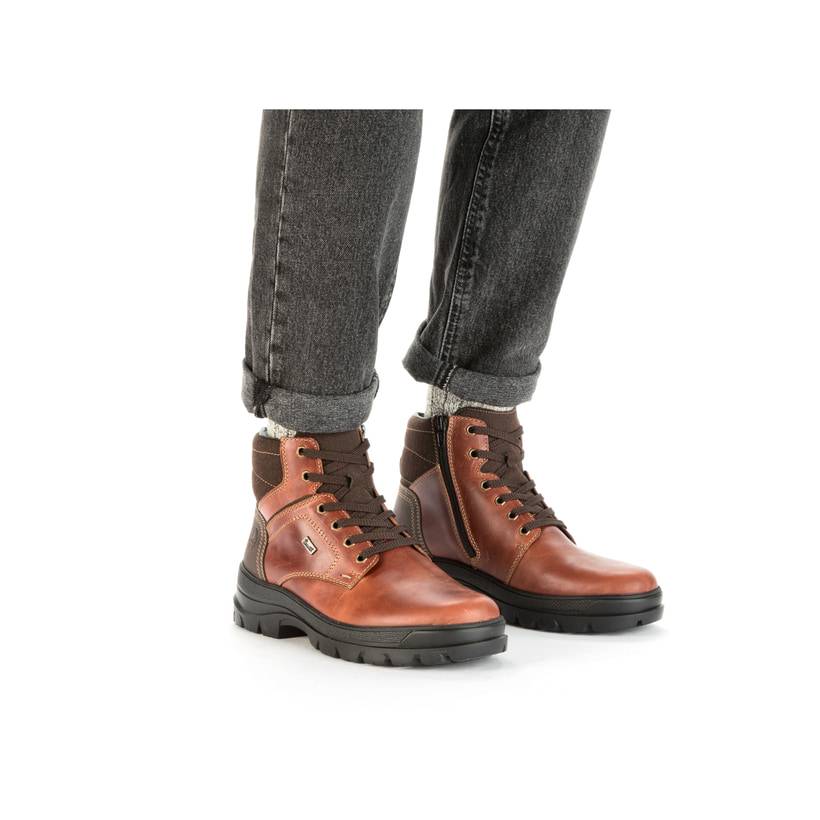 Rieker Artikelnummer F5423-24 Rieker Herren Schnürstiefel kastanienbraun Vatertagsangebot