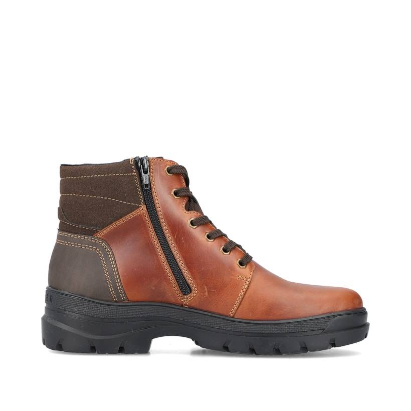 Rieker Artikelnummer F5423-24 Rieker Herren Schnürstiefel kastanienbraun Vatertagsangebot