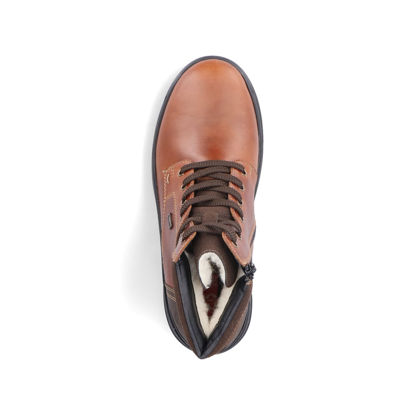 Rieker Artikelnummer F5423-24 Rieker Herren Schnürstiefel kastanienbraun Vatertagsangebot