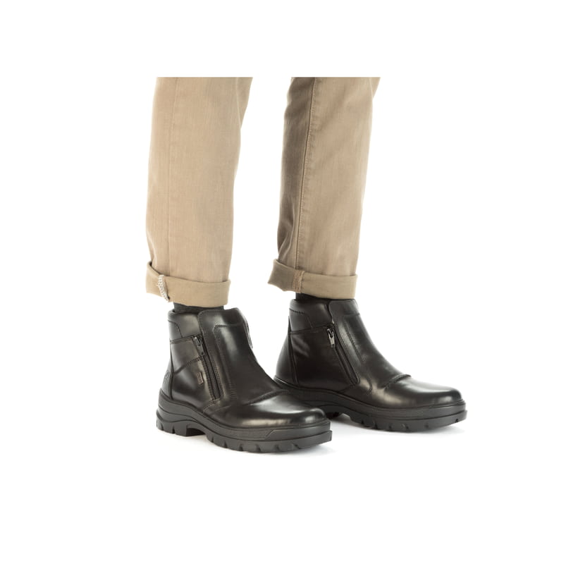 Rieker Artikelnummer F5463-00 Rieker Herren Kurzstiefel diamantschwarz Valentinstagsangebot