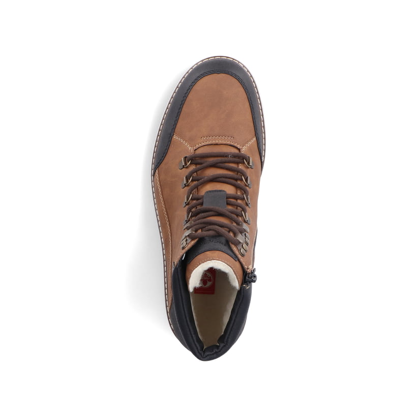 Rieker Artikelnummer F8302-24 Rieker Herren Schnürstiefel nussbraun Top Angebot