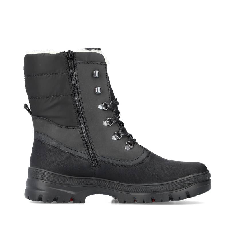 Rieker Artikelnummer F5424-01 Rieker Herren Schnürstiefel urbanschwarz Neueste Mode