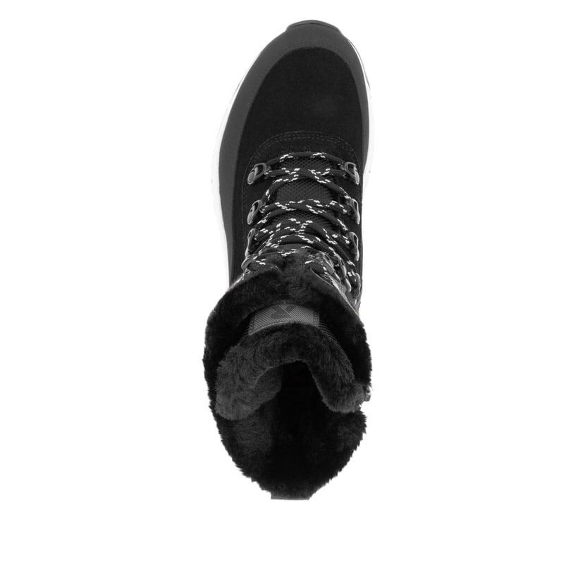 Rieker Artikelnummer W0066-00 Rieker Damen Schnürstiefel carbonschwarz Online Outlet