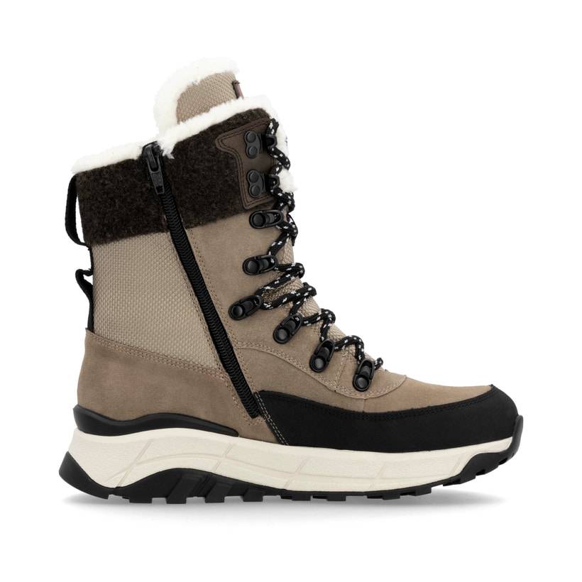 Rieker Artikelnummer W0066-64 Rieker Damen Schnürstiefel braunbeige Exklusive Angebote