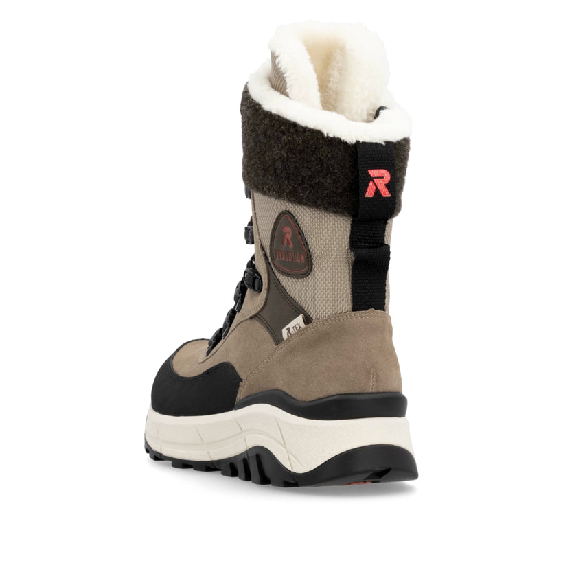 Rieker Artikelnummer W0066-64 Rieker Damen Schnürstiefel braunbeige Exklusive Angebote