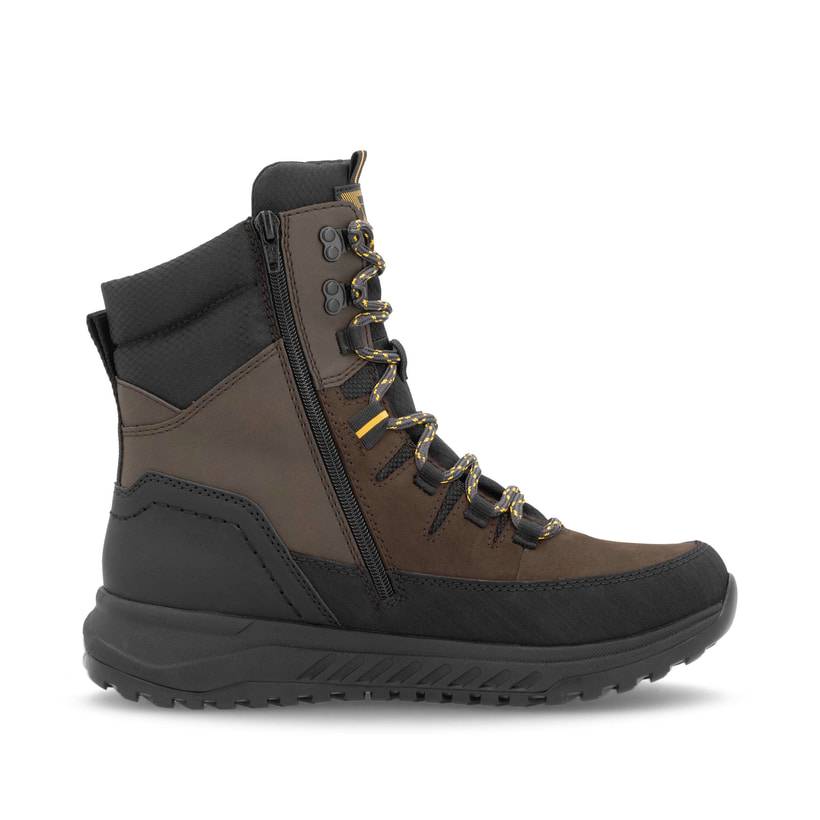 Rieker Artikelnummer U0171-25 Rieker Herren Schnürstiefel holzbraun-schwarz Blitzangebot