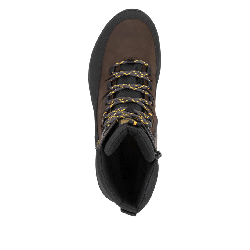 Rieker Artikelnummer U0171-25 Rieker Herren Schnürstiefel holzbraun-schwarz Blitzangebot