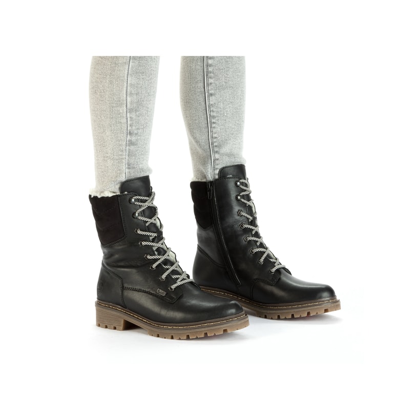 Rieker Artikelnummer Y9232-00 Rieker Damen Schnürstiefel tiefschwarz Saisonale Angebote