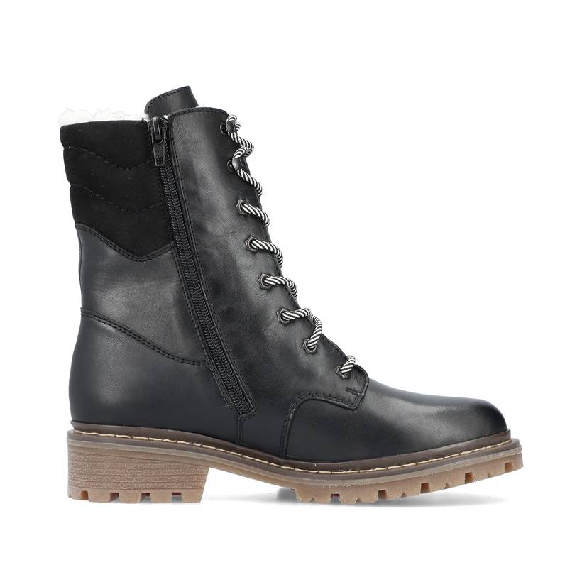 Rieker Artikelnummer Y9232-00 Rieker Damen Schnürstiefel tiefschwarz Saisonale Angebote
