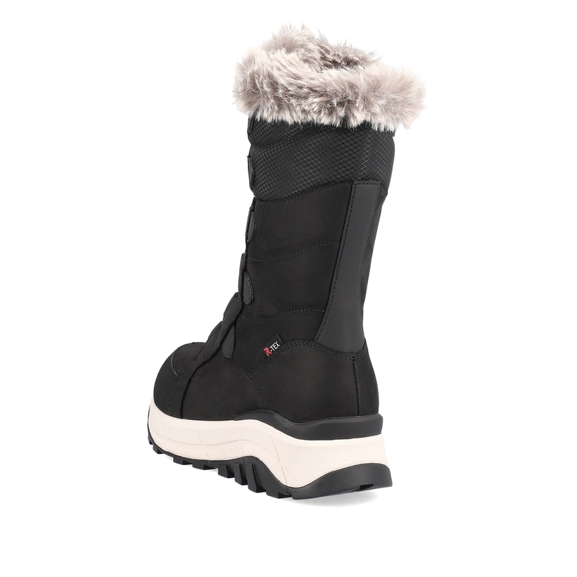 Rieker Artikelnummer W0070-00 Rieker Damen Schnürstiefel asphaltschwarz Räumungsverkauf