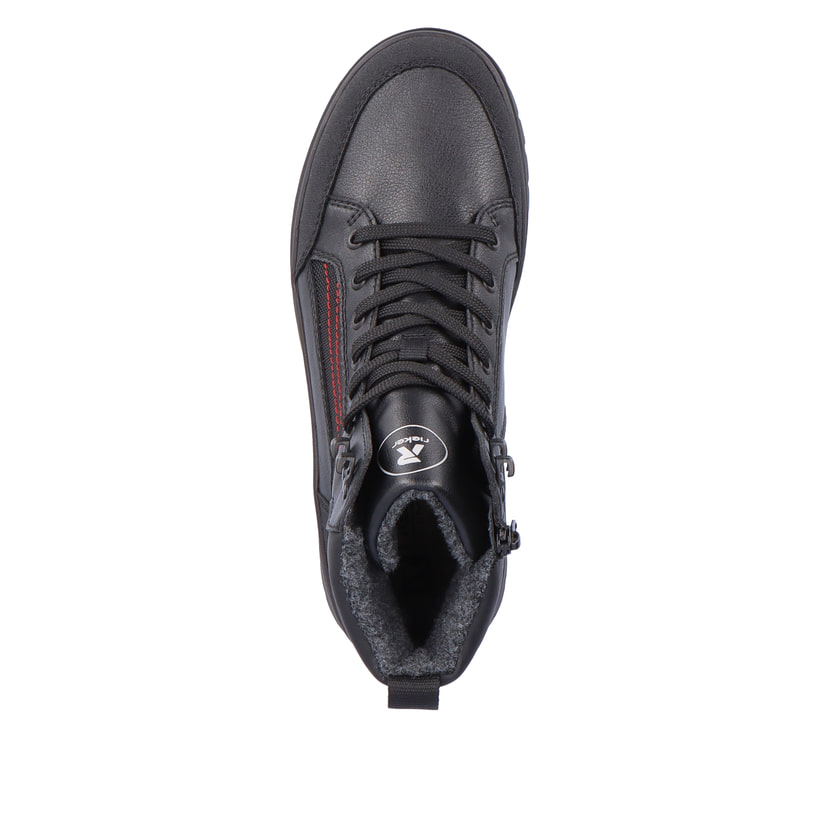 Rieker Artikelnummer U0271-00 Rieker Herren Schnürstiefel deep black Kauf eins, bekomm eins gratis
