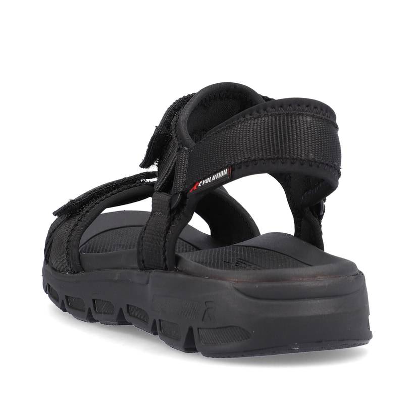 Rieker Artikelnummer V8401-00 Rieker Damen Trekkingsandalen deep black Riesige Ersparnisse