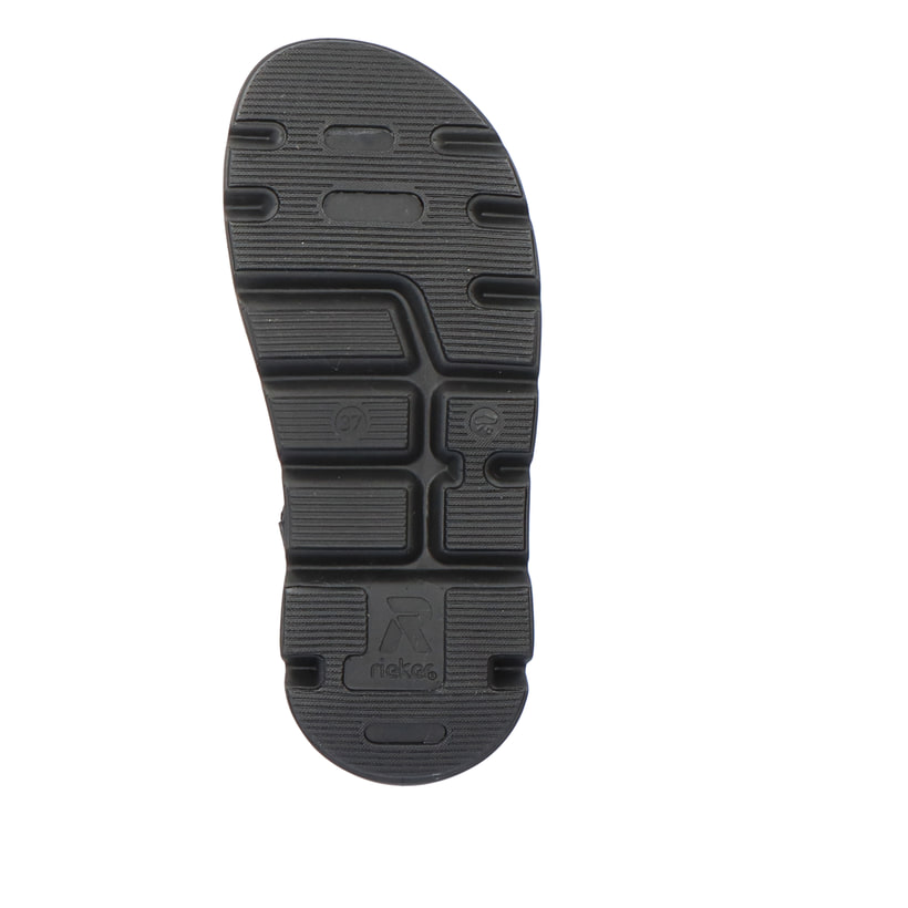 Rieker Artikelnummer V8401-00 Rieker Damen Trekkingsandalen deep black Riesige Ersparnisse
