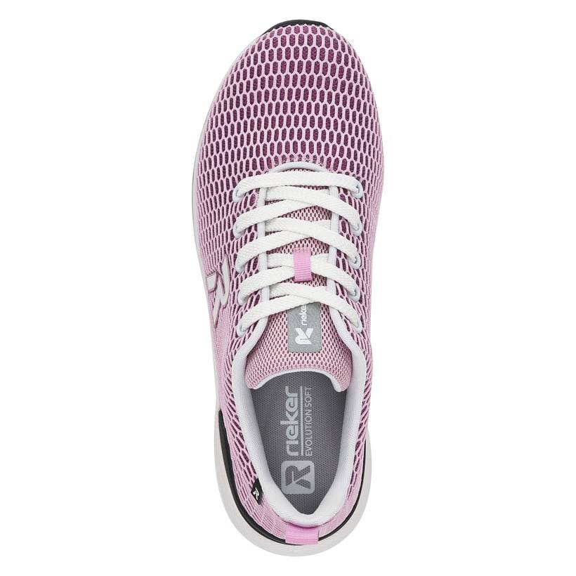 Rieker Artikelnummer 40103-30 Rieker Damen Sneaker Low soft pink Tiefpreis
