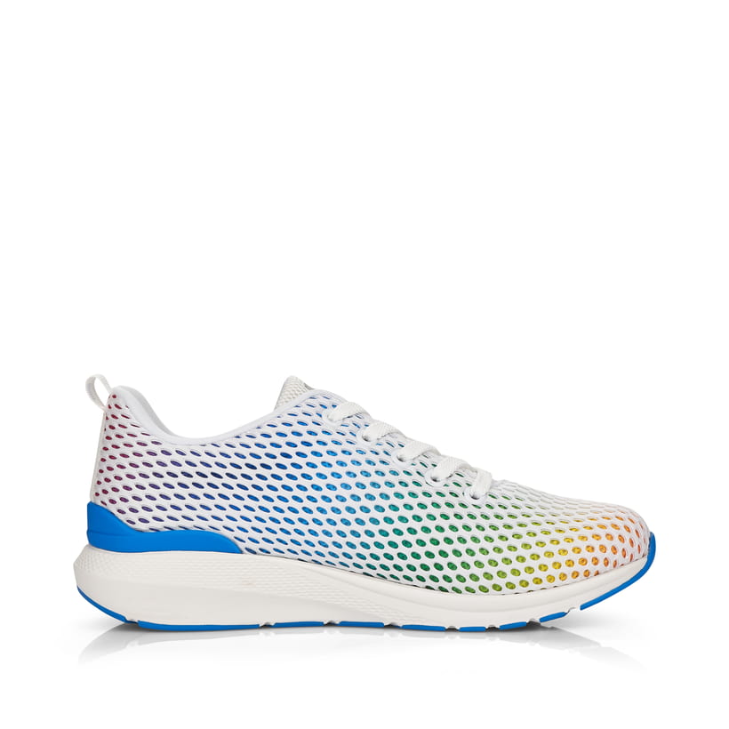 Rieker Artikelnummer 40101-90 Rieker Damen Sneaker Low crystal-white rainbow Super Sparpreis