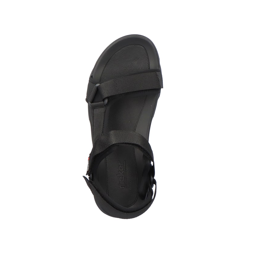 Rieker Artikelnummer 20802-01 Rieker Herren Trekkingsandalen deep black Wochenangebot