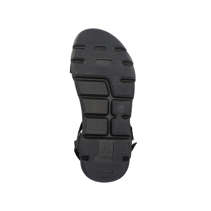 Rieker Artikelnummer 20802-01 Rieker Herren Trekkingsandalen deep black Wochenangebot