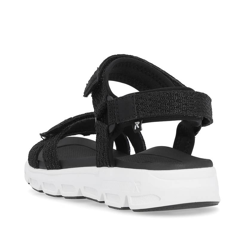 Rieker Artikelnummer V8452-00 Rieker Damen Trekkingsandalen deep black Letzte 3 Tage