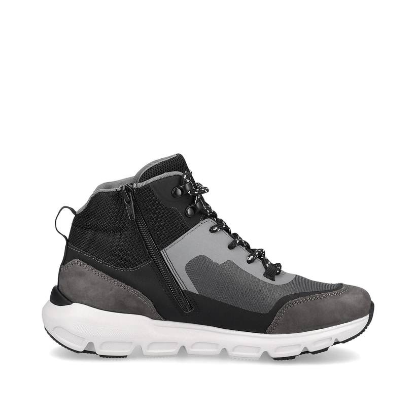Rieker Artikelnummer 40460-45 Rieker Damen Sneaker High stone-grey ocean-blue Neueste Stile