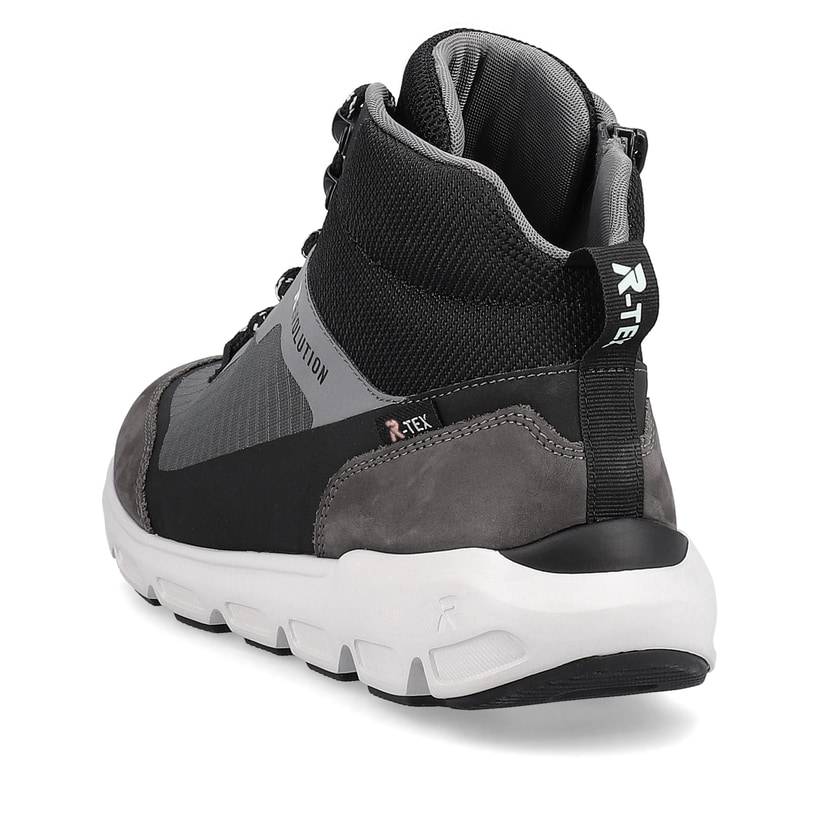Rieker Artikelnummer 40460-45 Rieker Damen Sneaker High stone-grey ocean-blue Neueste Stile