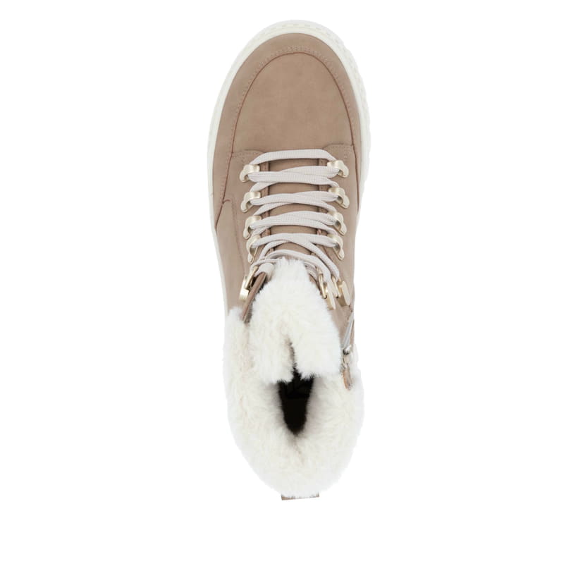 Rieker Artikelnummer W2174-20 Rieker Damen Schnürstiefel braunbeige Letzter Tag