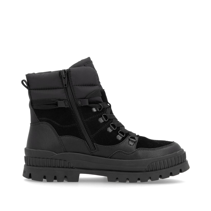 Rieker Artikelnummer W2171-00 Rieker Damen Schnürstiefel carbonschwarz Zeitbegrenzte Promotion